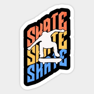 skate, skateboard hobby Sticker